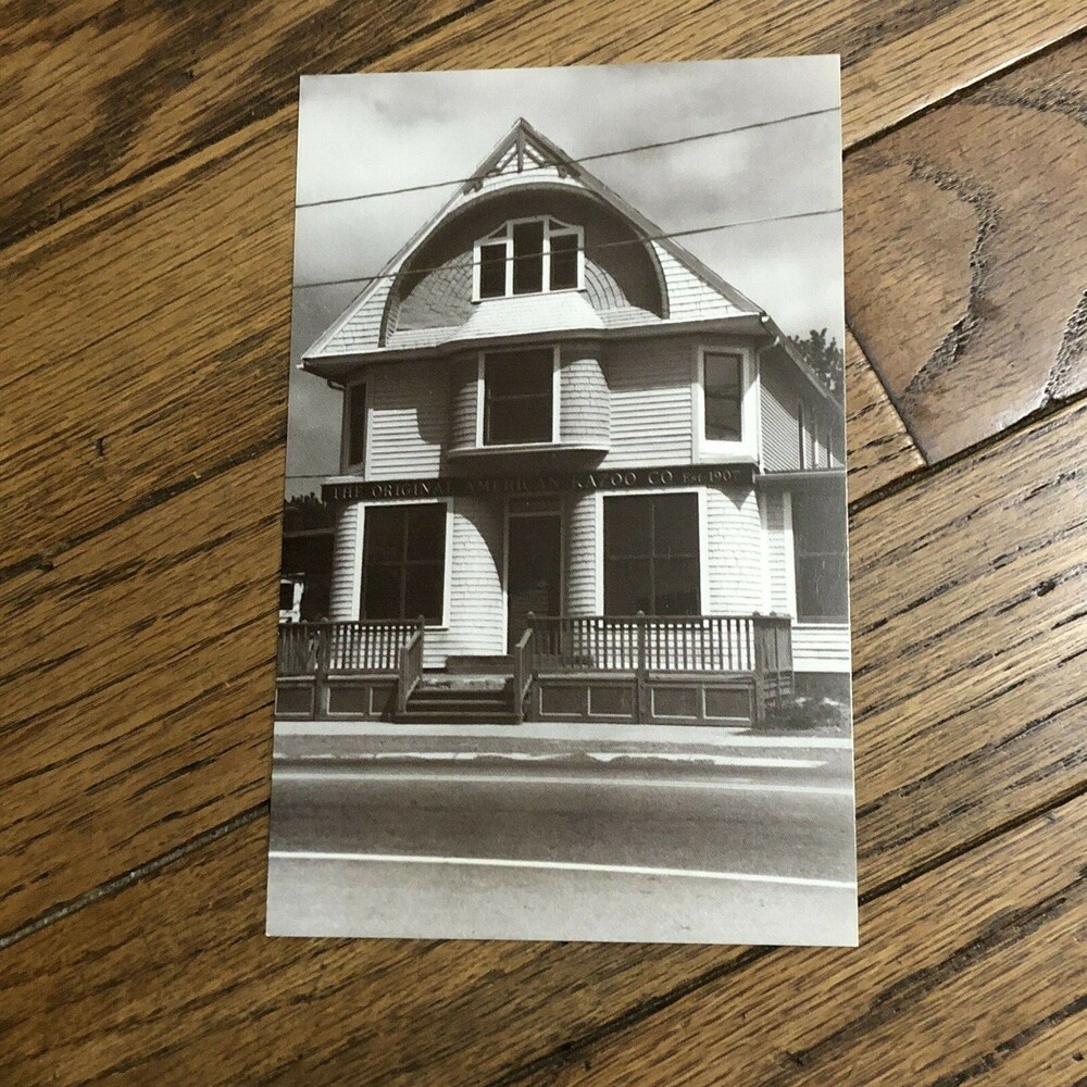 VTG RPPC Chrome Postcard Eden NY Kazoo Factory Old View Front 1907 Unposted